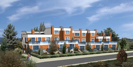 A complex of one-family houses in the housing neighborhood “Manastirski livadi – Iztok”